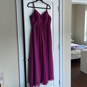 Azazie Shannon dress orchid A8